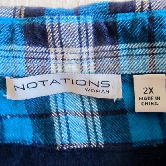 Notations 2X Shirt/Sweater Combo - Picture 2 of 3